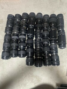 42点　Canon キャノン　Nikon EF efs ultorasonic 80-200mm 75-300mm 等　ウルトラソニック AFズームレンズ まとめ 大量　セット　