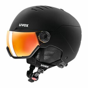 24UVEX wanted visor ブラックマット　58-61ｃｍ　レンズカラー：レッドミラー（S2）眼鏡使用可　定価￥33000春なのでちょっと値下げ！