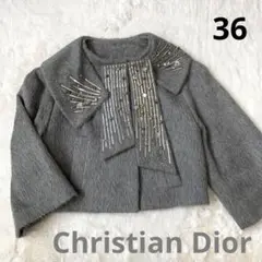 Christian Diorファー ショート コート アルパカ