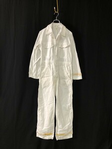 ◆US (米軍) CMU-3/P ホワイト コットン カバー・オール/70年会計/実物 COVERALLS MEN