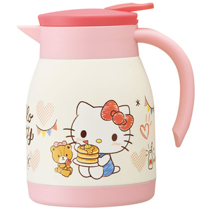 ☆ キティおやつタイム 卓上ポット 保温 通販 おしゃれ 保温保冷 ポット 600ml 卓上ポット キャラクター グッズ 小さめ 一人暮らし ミッキ