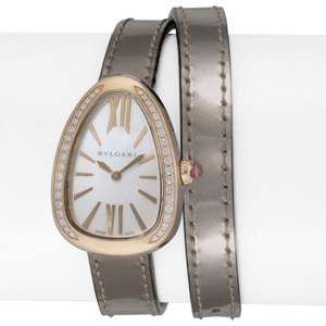 ブルガリ BVLGARI セルペンティ SP32WSPGDL ホワイト文字盤 新品 腕時計 レディース