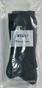 wtaps Champion ACADEMY SOX 2足セット ダブルタップス チャンピオン アカデミーソックス コラボ 靴下 ブラック 黒