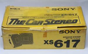 SONY XS-617 16cm 2wayスピーカーシステム 埋込 1980年 未使用