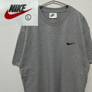 ナイキ NIKE 半袖 Tシャツ グレー 90s ビンテージ Lサイズ