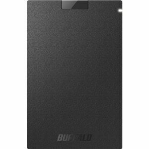 【新品】バッファロー USB3.2（Gen1） ポータブルSSD Type-A 2.0TB ブラック SSD-PG2.0U3-BC