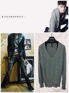 正規 BLACKBARRETT by neil barrett 【Fake Layered Knit】ニールバレット ブラックバレット フェイクレイヤードニット カットソー★