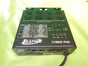 nt240330-007F8 ELATION イレーション CYBER PAK ディマーパック 音響 レコーディング 中古 通電確認済 ジャンク