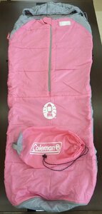 ●コールマン Coleman スクールマミーⅡ SCHOOL MUMMYⅡ キッズ用 スリーピングバッグ キッズ シュラフ 寝袋 C10 ピンク