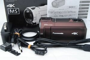新品級 ★パナソニック HC-VX992MS-T 4K ビデオカメラ 64GB 光学20倍ズーム カカオブラウン ★ 20240406_B09LH4K3GH
