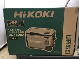 未使用品【HIKOKI】ハイコーキ　18V コードレス冷温庫　18DBA【郡山安積店】