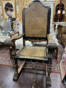 アンティーク チェア 椅子 家具 ビンテージ レトロ スペイン製