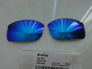 ★オークリー WIRETAP　/ ワイヤータップ用 カスタム偏光レンズ ICE BLUE Color Polarized 新品 WIRE TAP