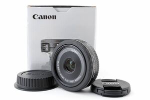 元箱付 キャノン Canon EF-S 24mm F2.8 STM カメラレンズ 一眼レフ 写真 撮影A☆293