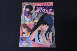 超時空要塞マクロス/占いブック/アニメディア/83年5月号/付録/一条輝/早瀬未沙/リン・ミンメイ/河森正治/冊子/UQW207