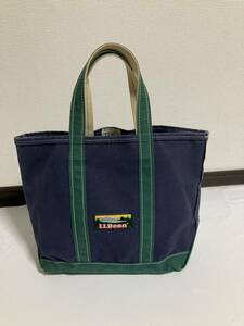 80s エルエルビーン L.L.Bean BOAT AND TOTE キャンバス トートバッグ ビンテージ LLビーン 80年代 ネイビー ヴィンテージ 90年代