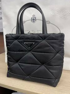 PRADA プラダ パデッドRe-Nylon トートバッグ 新品 未使用 ハンドバッグ ナイロン ブラック 付属品有 