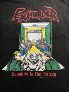 Exhorder ヴィンテージ バンドＴ pantera death metallica slayer anthrax exodus morbid angel kreator black flag obituary deicide ozzy