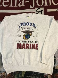 Proud of a United State Marine スウェット　海軍　アメリカ軍　アメリカ　ビンテージ　USA 米国　企業　世田谷ベース　古着　アメカジ