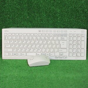 [4027]作動未確認ジャンク 富士通 ワイヤレス キーボード マウス ESPRIMO FH77/B1 FMVF77B1KG 付属品