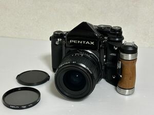 ペンタックス　PENTAX 67　レンズ 55mm 1:4 木製グリップ 中判フィルムカメラ