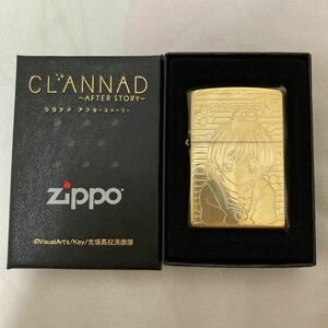 【希少・50個限定】CLANNAD 古河渚 ZIPPO Gold Limited key アニメ クラナド ジッポー ゴールドリミテッド ライター レア 未使用