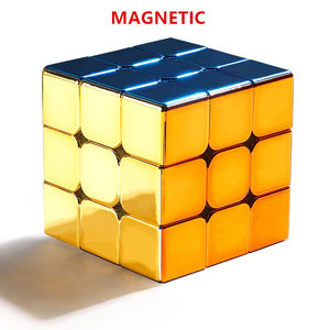 #1481#【MAGNETIC】ルービックキューブ 磁気キューブ3x3 子供向けのプロのスピード キューブを備えた磁気パズル