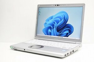 1円スタート ノートパソコン Windows11 Panasonic レッツノート CF-SV7 メモリ8GB 第8世代 Core i5 SSD256GB Windows10 12.1 カメラ