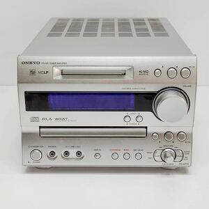 ●オンキョー FR-N7TX CD/MDチューナーアンプ ONKYO CD/MD TUNER AMPLIFIER オーディオ 音響機器 システムコンポ M1572