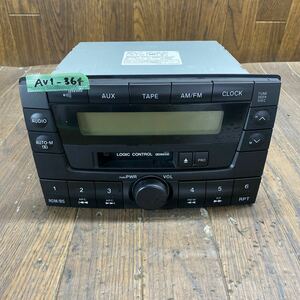 AV1-364 激安 カーステレオ テープデッキ MAZDA マツダ L081 66 9C0 CQ-LM8950A 101090 カセット FM/AM 通電未確認 ジャンク