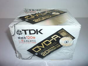 50525-4　難あり　TDK　DVD-R　20枚　録画用　120分　1～8倍速記録対応 DVD-R120PGX20U