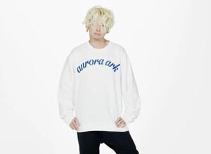 BUMP OF CHICKEN aurora ark Crew Neck Sweat/WHITE スウェット