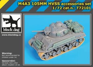 ブラックドッグ T72101 1/72 M4A3 105MM HVSS アクセサリーセット （ ドラゴン用）