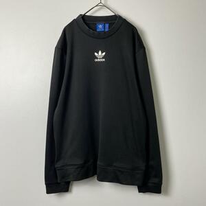 adidas センターロゴ トレフォイル スウェット ジャージ L S2301