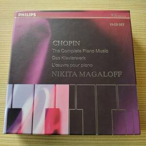 13CD-BOX PHILIPS ニキタ・マガロフ/Nikita Magaloff - ショパン：ピアノ独奏曲全集　a3XB000025W1F