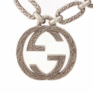 【グッチ】Gucci　インターロッキングG ネックレス AG925 524890 シルバー 68g 【中古】【正規品保証】191227