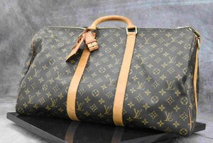 F☆ルイ・ヴィトン LOUIS VUITTON モノグラム キーポル バンドリエール50 ボストンバッグ ☆中古☆