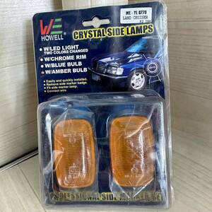 ◎未使用・中古品◎TOYOTA/トヨタ WE-YL 0770 ランドクルーザー FJ 100 ハウェル クリスタルサイドランプ 左右セット W/AMBER BULB◎