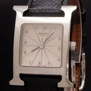 エルメス Hermes 腕時計 動作品 HH1.210(Hウォッチ) レディース 3551955