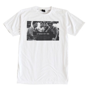 映画Tシャツ スタンドバイミー リバーフェニックス アメリカ ストリート系 デザインTシャツ おもしろTシャツ メンズ 半袖★tsr0722-wht-xl