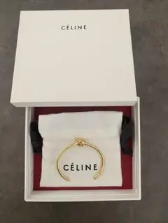 CELINE セリーヌ ノットブレスレット ゴールド M(C2)