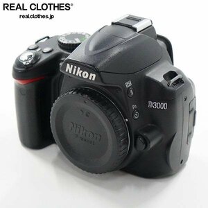 Nikon/ニコン D3000 デジタル一眼レフカメラ ボディ 簡易動作確認済み /000