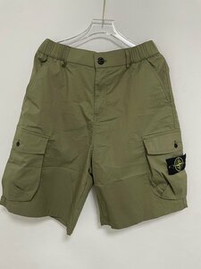 STONE ISLAND ストーンアイランド バミューダ イージー カーゴショーツ 緑色 ショートパンツ メンズ 中古 Mサイズ