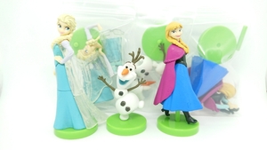 チョコエッグ ディズニーキャラクター part4,5 エルサ オラフ アナ 3個セット フィギュア アナと雪の女王 Frozen Disney