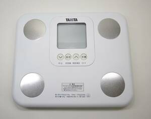 m109 中古 動作確認済 TANITA(タニタ) 体組成計(ヘルスメーター) Fit Scan FS-102 取扱説明書有 体重・BMI・体脂肪・内臓脂肪 体重計