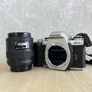 フィルムカメラ 【中古】 PENTAX 35mm 一眼レフカメラ ボディ MZ-3 レンズ SMC PENTAX-FA 1:4 28-70mm カメラバック付き 現状品 / 7629