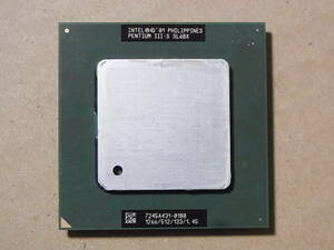 ◆Intel Pentium3/PentiumⅢ-S 1.26GHz SL6BX 1266/512/133/1.45 Tualatin Socket370 (Ci0534)