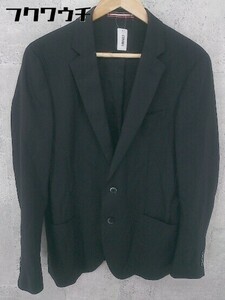 ◇ Simplicite シンプリシテェ シングル2B 長袖 テーラード ジャケット サイズ42 ブラック メンズ