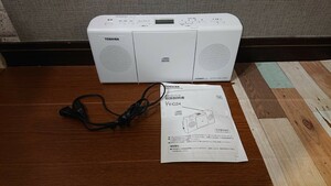 ★1スタ★ 東芝 TOSHIBA TY-C24 CDラジオ ホワイト 2023年製