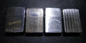 ★ ZIPPO まとめて４個 ◇ 1982 , 他３個【 中古品 】